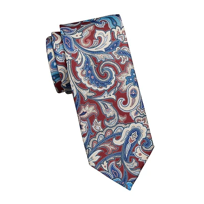 Classic-Cut Paisley Tie