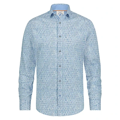 Wave-Print Modern-Fit Shirt