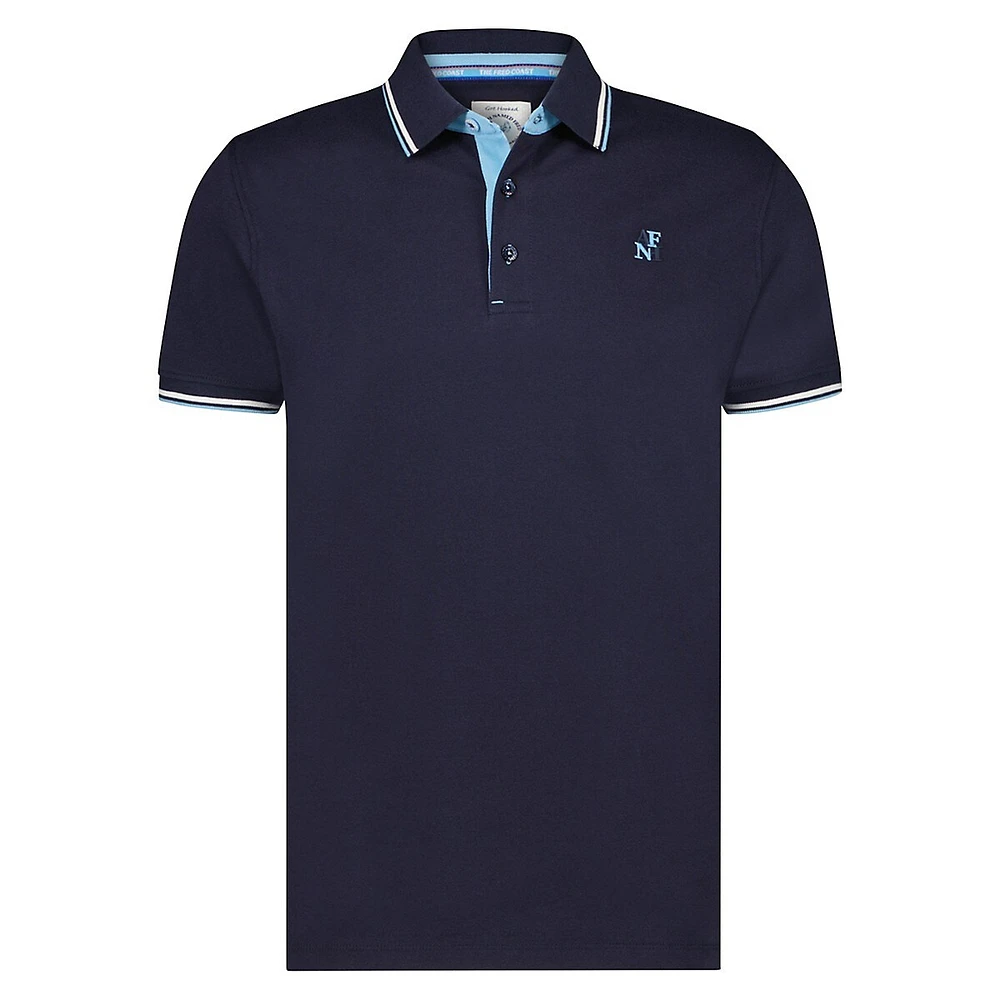 Stretch-Organic Cotton Fabric-Dye Polo Shirt