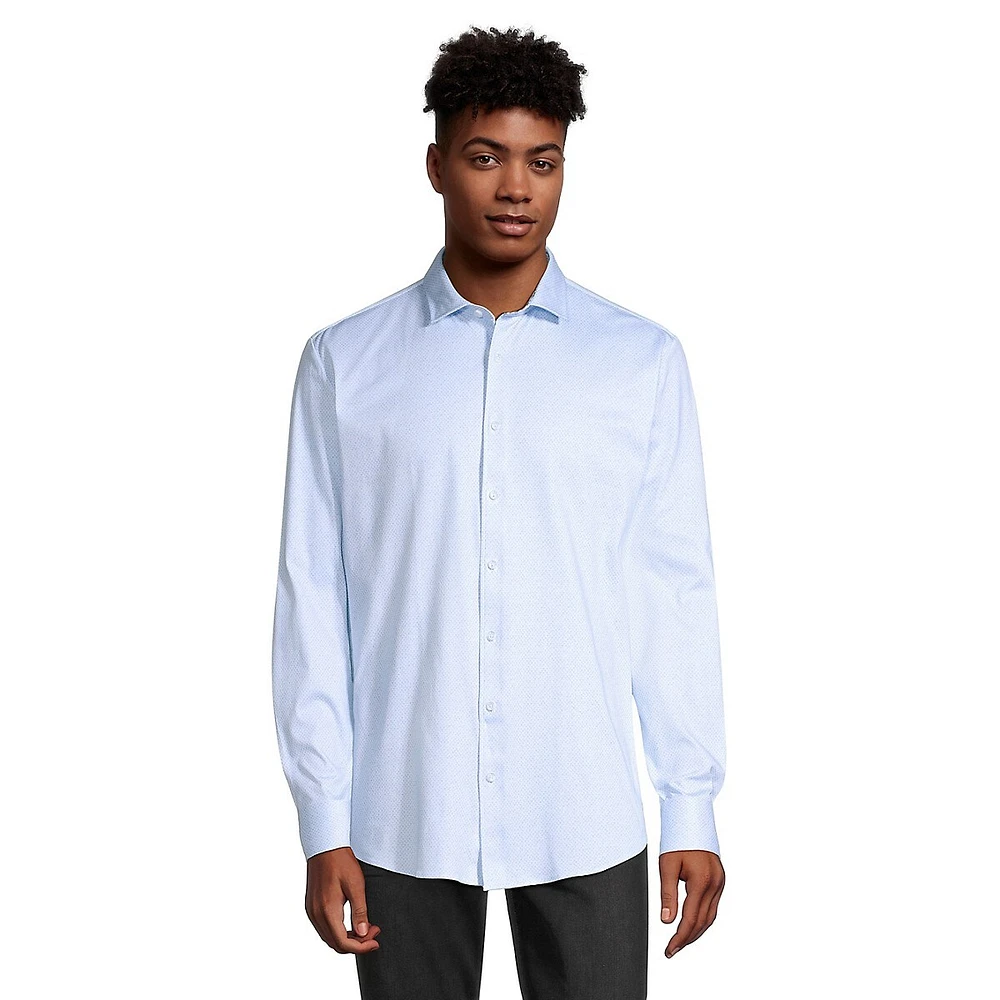 Fred's Threads Scale Structure Modern-Fit Shirt