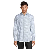 Fred's Threads Structured Bubble Modern-Fit Shirt