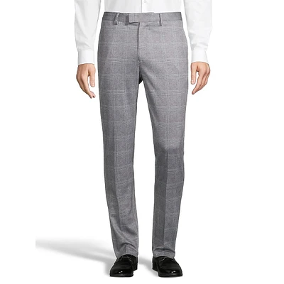 Fred's Threads Check Suit Pants