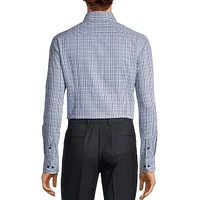 Modern Classic-Fit Easy-Care Plaid Dress Shirt