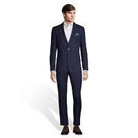 Slim-Fit Stretch Striped Suit Jacket