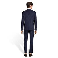 Slim-Fit Stretch Striped Suit Jacket