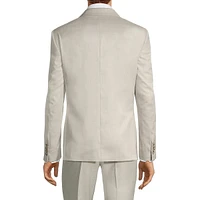 Modern-Classic Fit Textured Suit Jacket