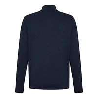 Mockneck Quarter-Zip Colourblock Sweatshirt