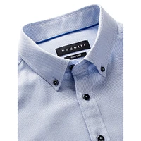 Easy-Care Textured Dress Shirt