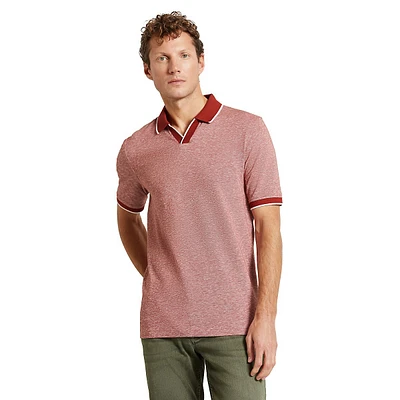 Johnny Collar Contrast Ringer Polo Shirt