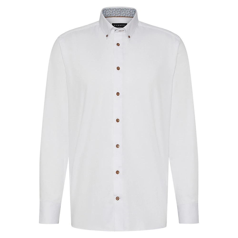 Easy-Care Cotton Twill Shirt