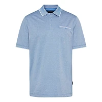 Contrast Ringer Pocket Polo Shirt