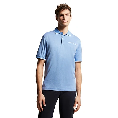 Contrast Ringer Pocket Polo Shirt
