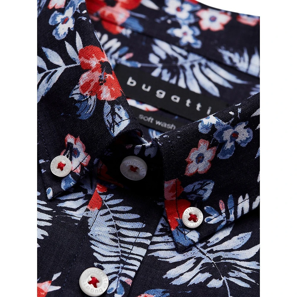 Botanical Soft Wash Slub Short-Sleeve Shirt