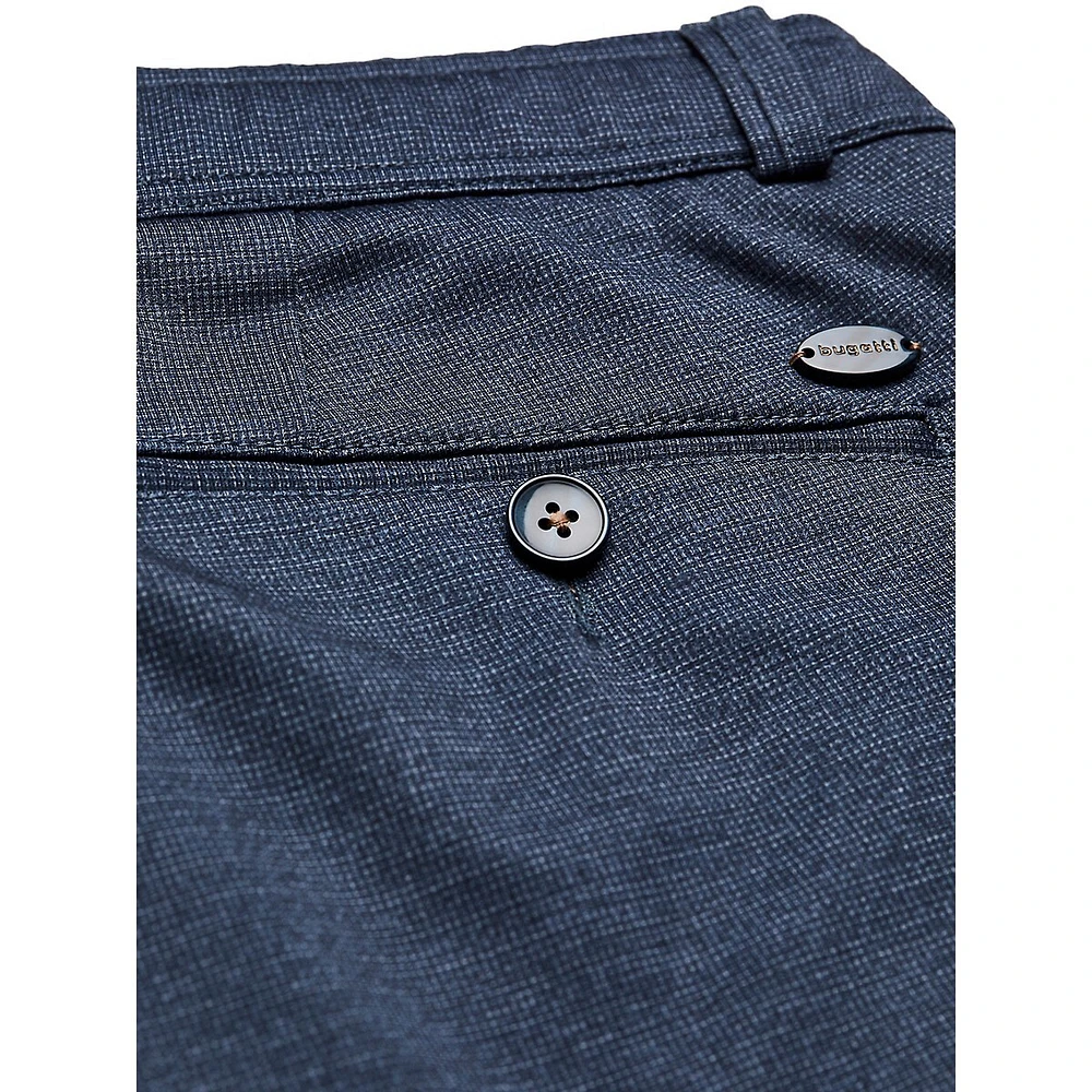 Flexcity Drawstring Flat-Front Chinos