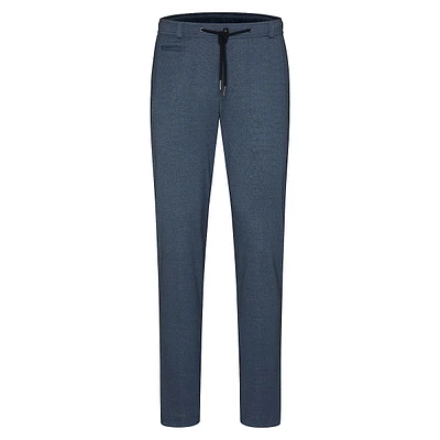 Flexcity Drawstring Flat-Front Chinos