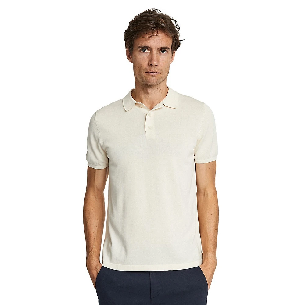 Ernst Cotton-Tencel Polo Shirt