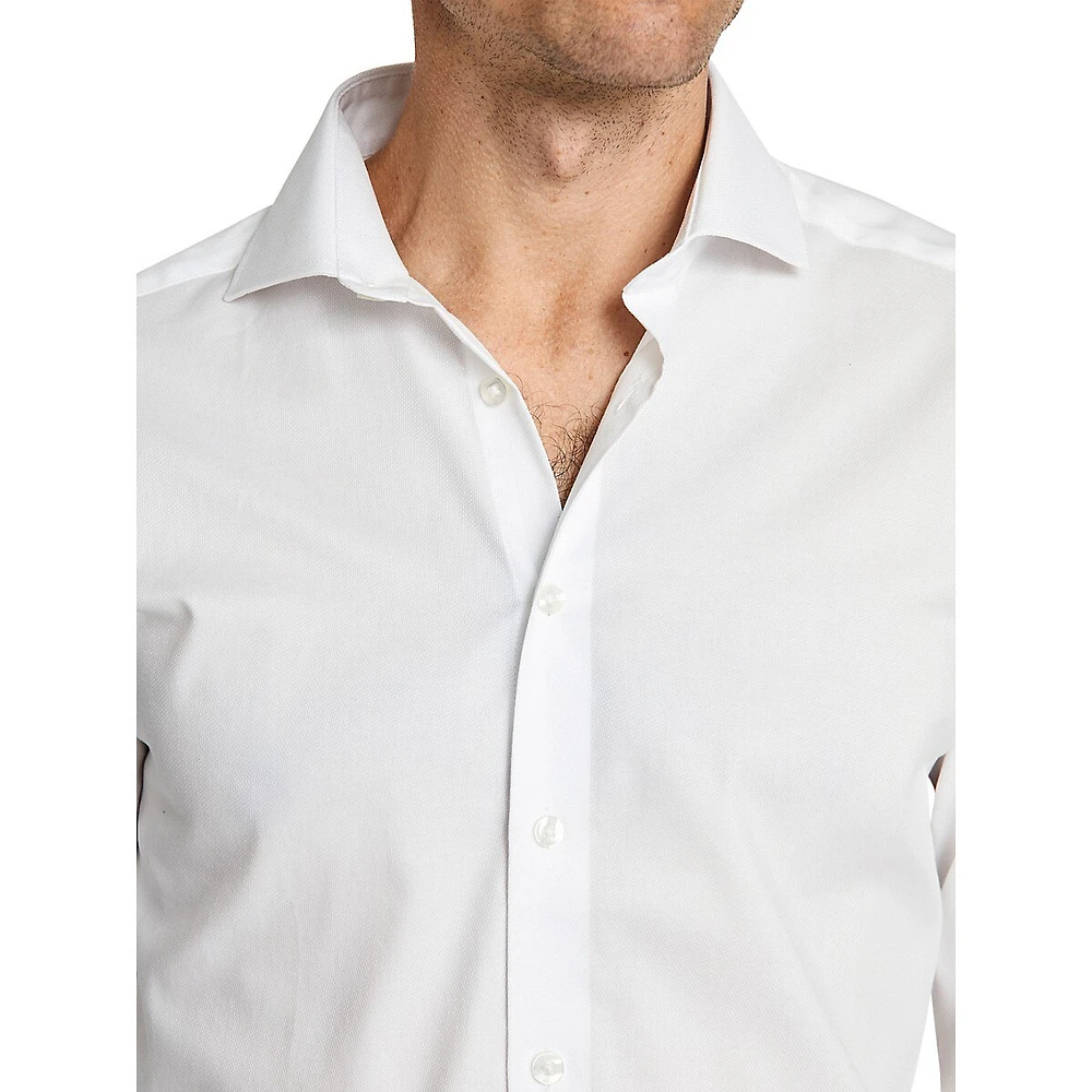 Vick Modern-Fit Dobby Dress Shirt