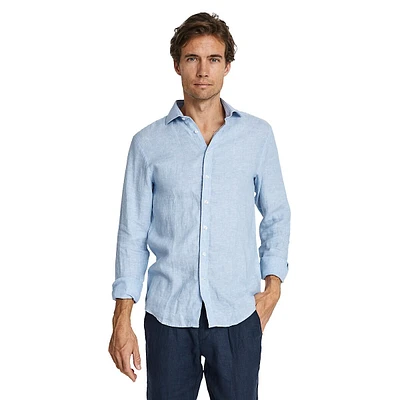Brisbane Casual Modern-Fit Linen Shirt