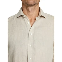 Brisbane Casual Modern-Fit Linen Shirt