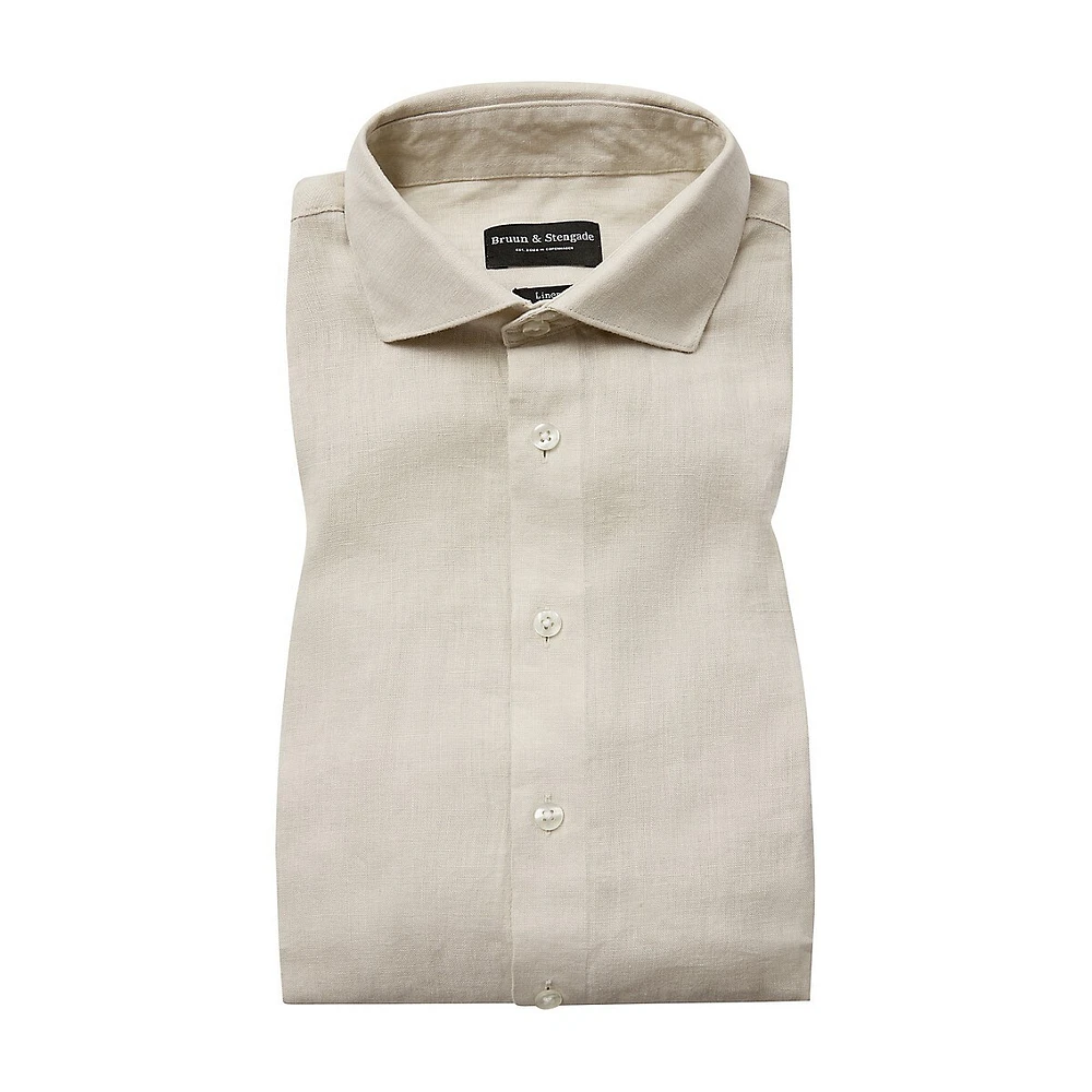 Brisbane Casual Modern-Fit Linen Shirt