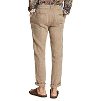 Louis Linen Drawstring Chinos