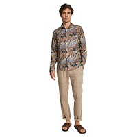 Louis Linen Drawstring Chinos