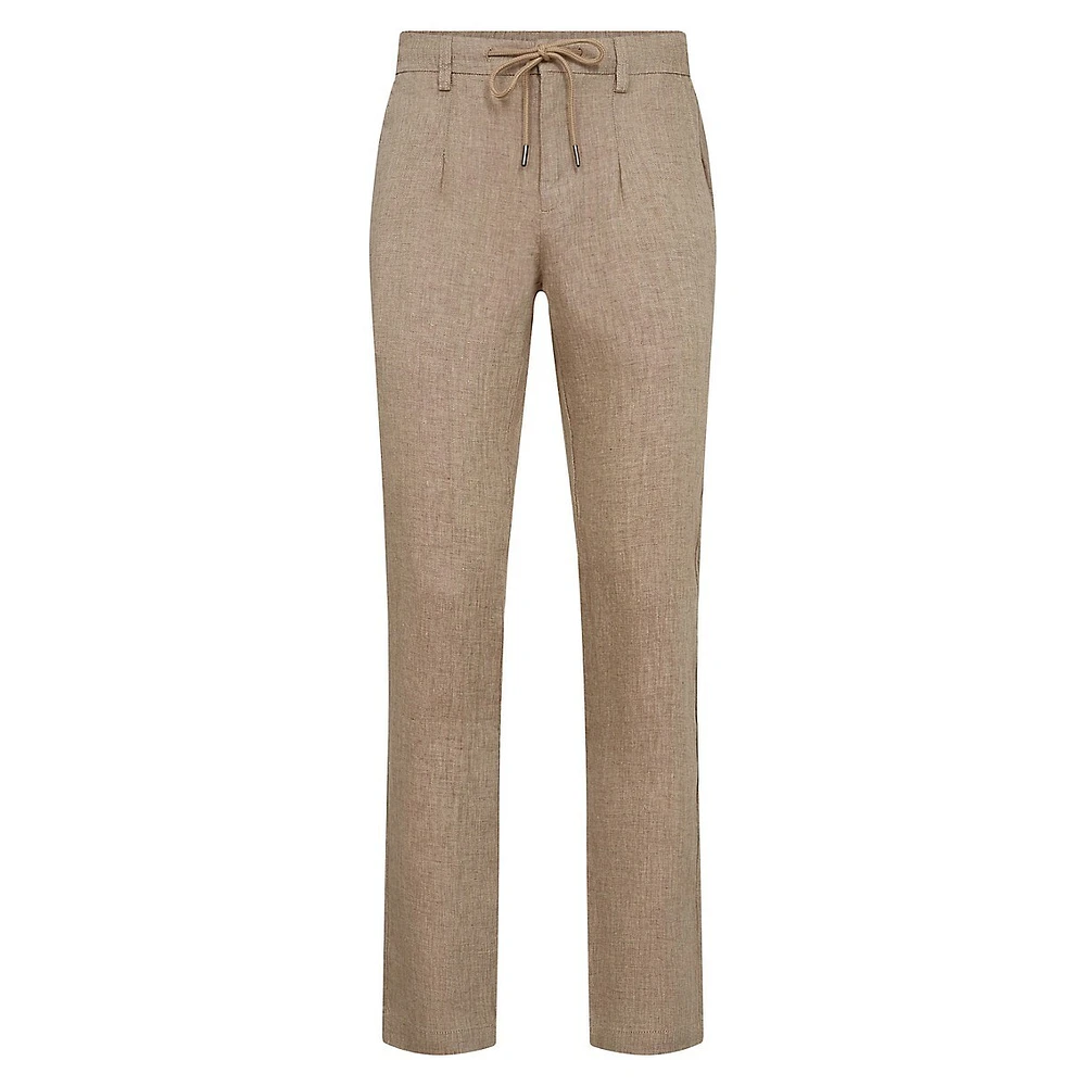 Louis Linen Drawstring Chinos