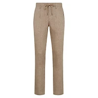 Louis Linen Drawstring Chinos
