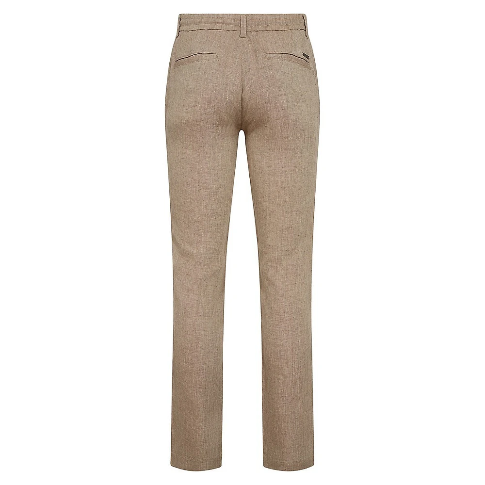 Louis Linen Drawstring Chinos