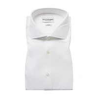 Rice Slim-Fit Knit Button-Down Shirt