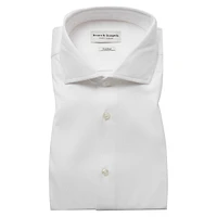 Rice Slim-Fit Knit Button-Down Shirt