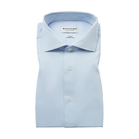 Rice Slim-Fit Knit Button-Down Shirt