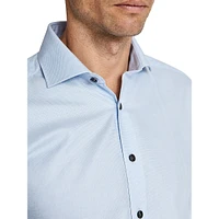 Aikman Classic-Fit Easy-Care Textured Dress Shirt