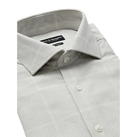 Polamalu Classic-Fit Easy-Care Plaid Dress Shirt