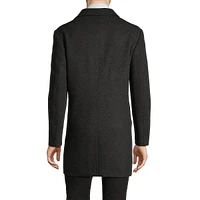 Slim-Fit Twill Car Coat