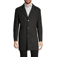 Slim-Fit Twill Car Coat