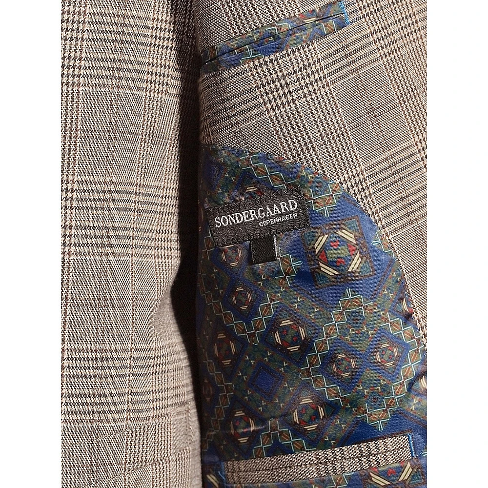 Slim-Fit Glen Plaid Suit Jacket