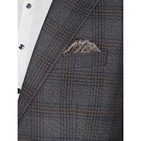 Modern-Classic Fit Plaid Sport Coat