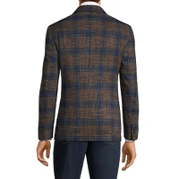 Modern Classic-Fit Plaid Sport Coat