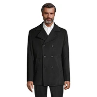 Stretch Melton Peacoat