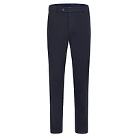 Flat-Front Chino Pants