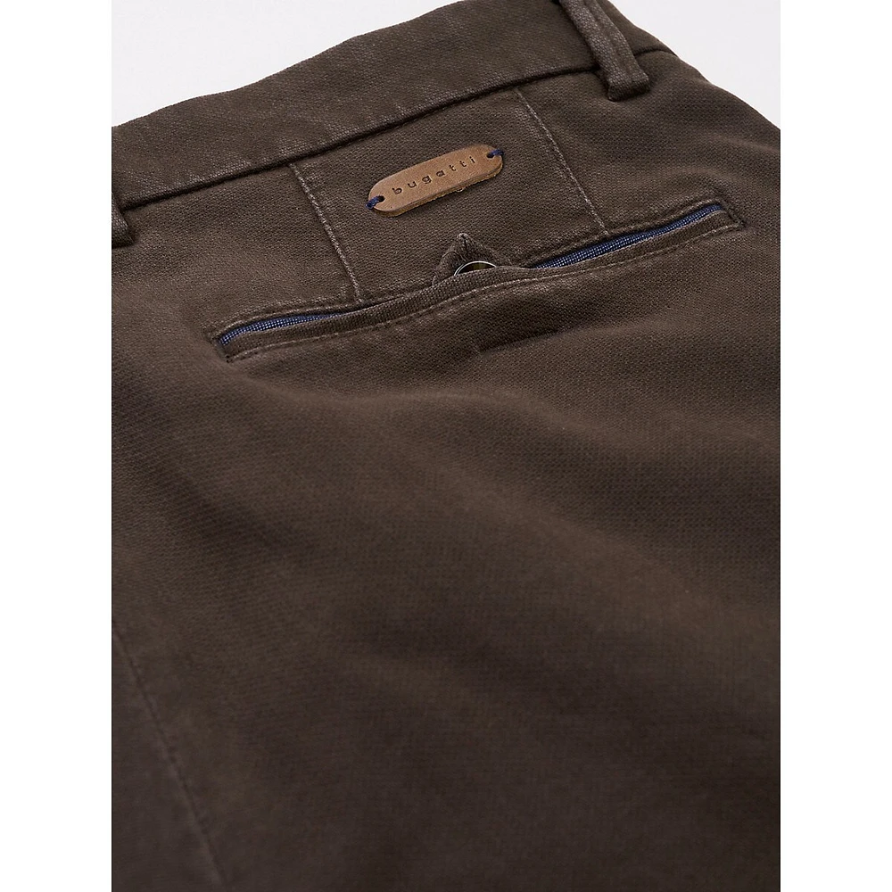 Modern-Fit Flat-Front Chino Pants