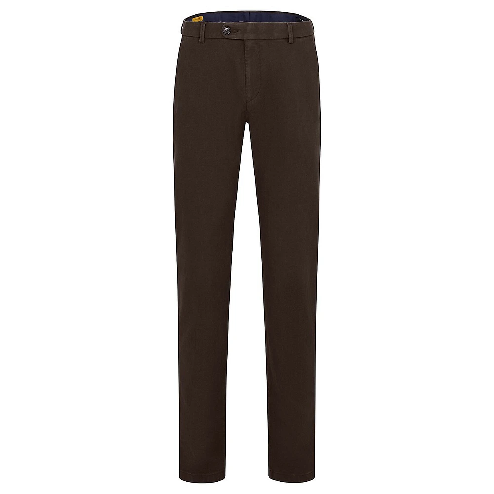 Modern-Fit Flat-Front Chino Pants