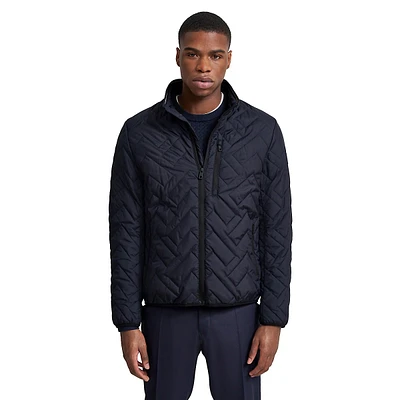 Lightweight Quilted Bomber Jacket