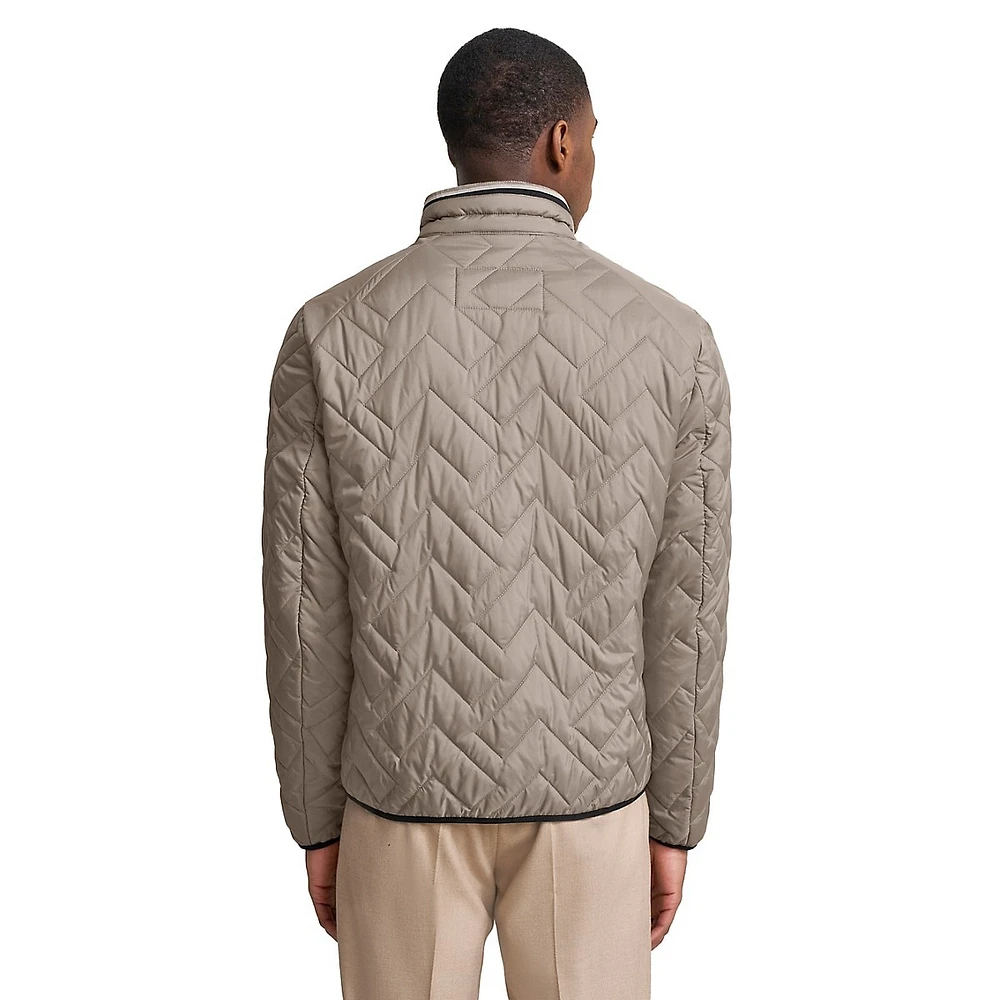 Lightweight Quilted Bomber Jacket