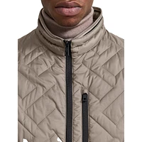 Lightweight Quilted Bomber Jacket