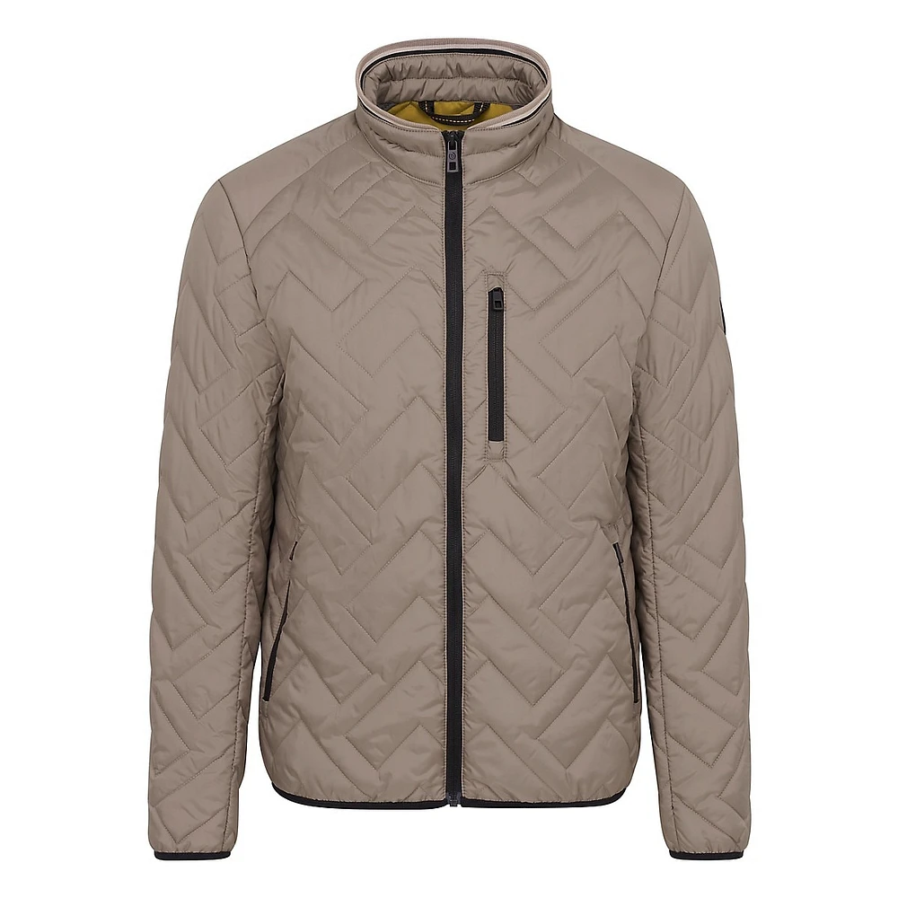 Lightweight Quilted Bomber Jacket