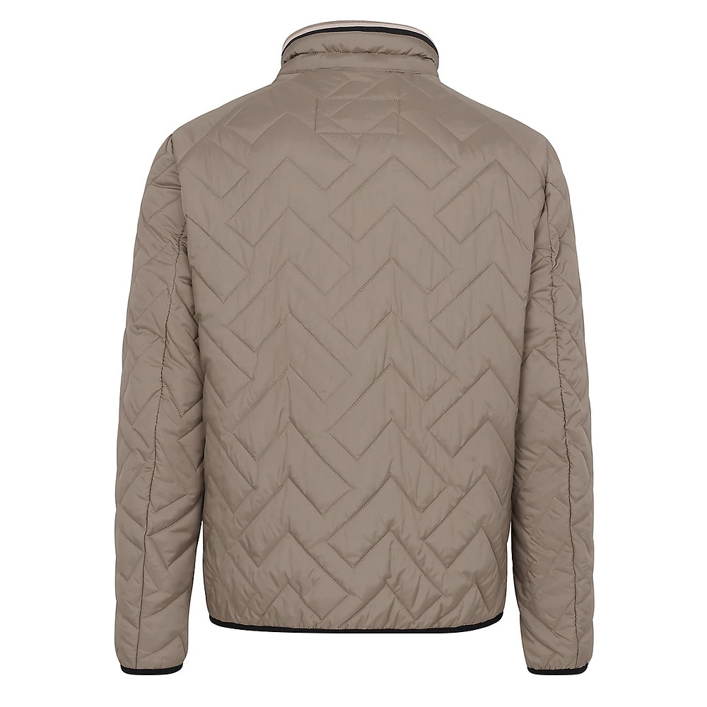 Lightweight Quilted Bomber Jacket