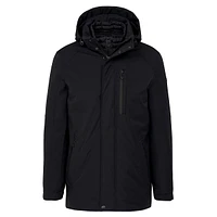 Water-Repellent Gilet Parka With Detachable Hood