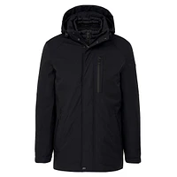 Water-Repellent Gilet Parka With Detachable Hood